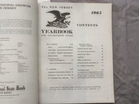 1965 NEW JERSEY YEARBOOK AND GOVERNMENT GUIDE SOFTCOVER BOOK BY - K 269