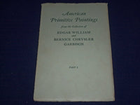 1954 AMERICAN PRIMITIVE PAINTINGS FROM EDGAR WILLIAM'S COLLECTION PART 1 - J 625