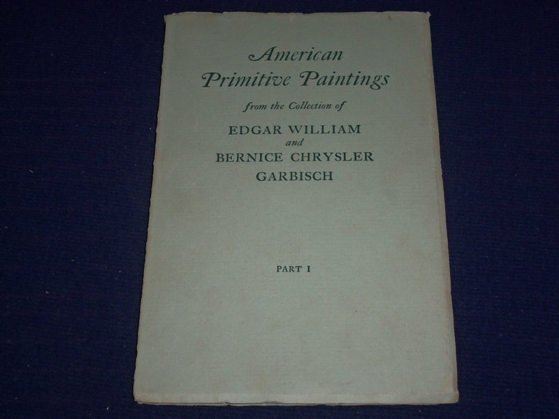 1954 AMERICAN PRIMITIVE PAINTINGS FROM EDGAR WILLIAM'S COLLECTION PART 1 - J 625