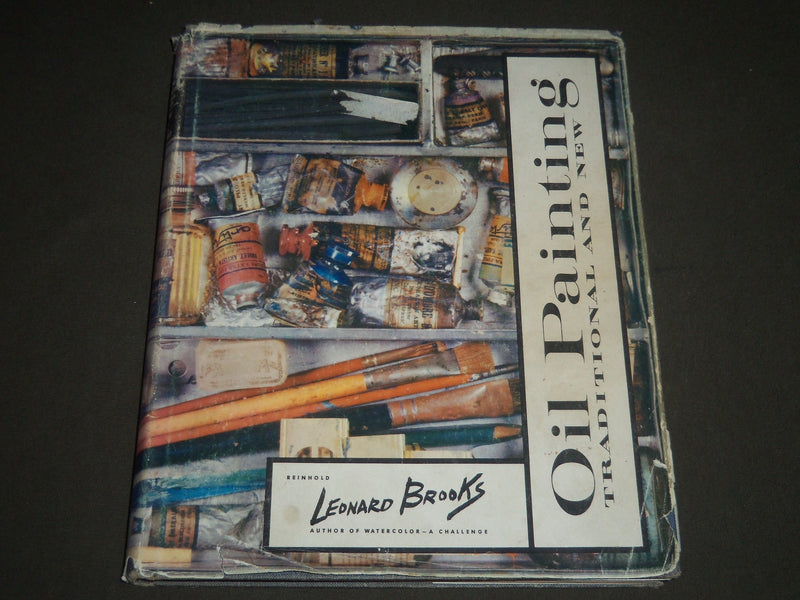1960 OIL PAINTING TRADITIONAL AND NEW BY LEONARD BROOKS BOOK - I 1012