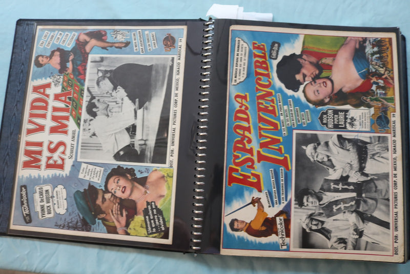 HUGE MOVIE SCRAPBOOK - LOBBY CARDS - #19