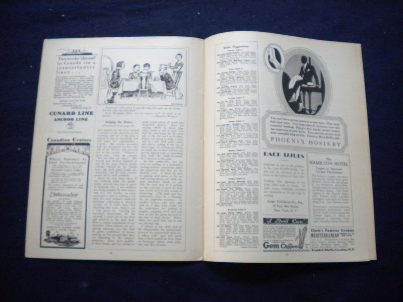 1929 AUGUST 10 JUDGE MAGAZINE - WELL WORTH GOING IN FOR - B 437U