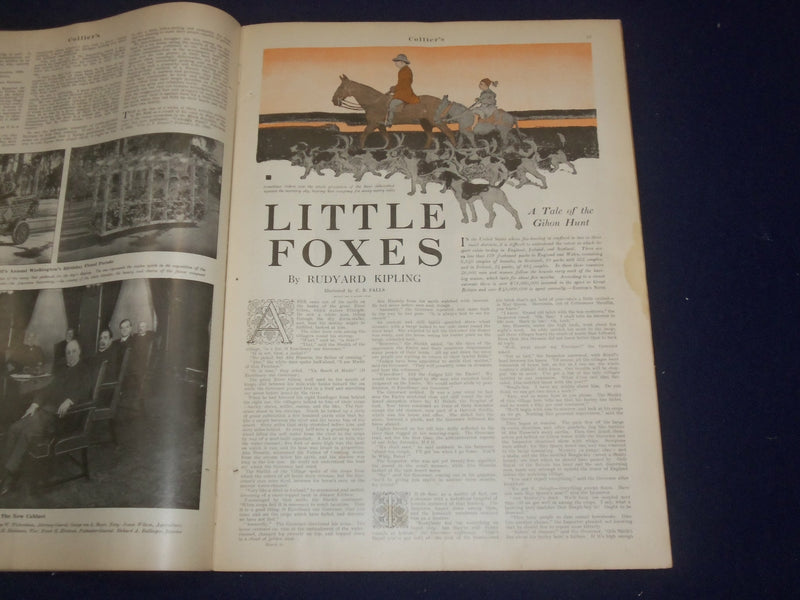 1909 MARCH 27 COLLIER'S MAGAZINE - RUDYARD KIPLING STORY - ST 6784