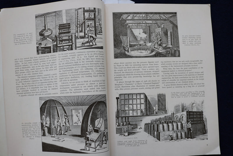 1936 EQUIPMENT'S CONTRIBUTION TO CHEMICAL PROGRESS SOFTCOVER BOOK - K 1519