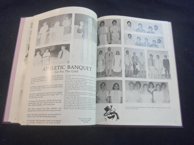 1987 PIRATEER PETERSBURG HIGH SCHOOL YEARBOOK - PETERSBURG, NEBRASKA - YB 2837