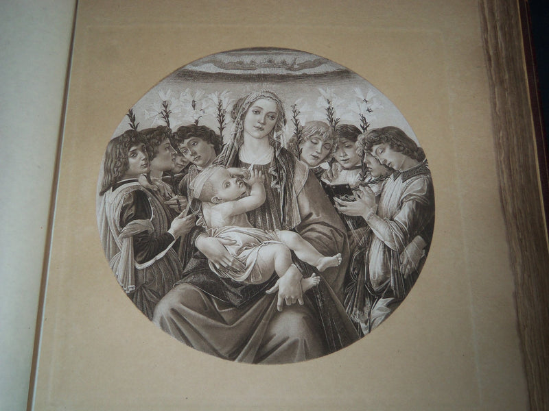 1907 SANDRO BOTTICELLI VOLUME BY EMILE GEBHART - FRENCH - NICE ENGRAVINGS - Z 20
