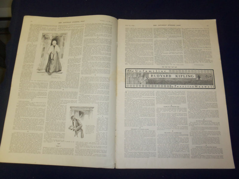 1899 JULY 29 THE SATURDAY EVENING POST MAGAZINE - ACCORDING TO LAW - B 6711