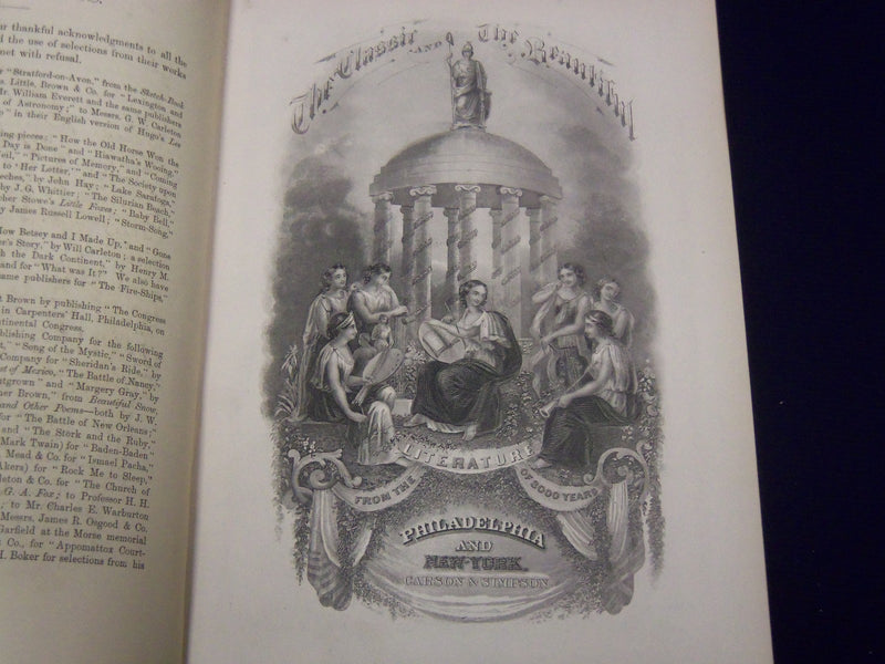 1896 THE CLASSIC & THE BEAUTIFUL FROM LITERATURE COPPEE LOT OF 6 VOLUMES- KD 794