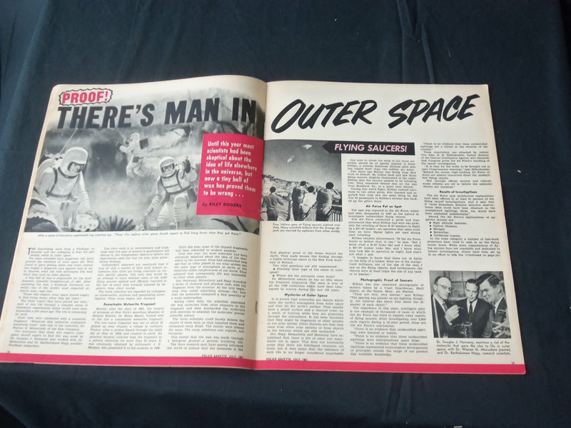 1961 JULY THE NATIONAL POLICE GAZETTE MAGAZINE- CURSE HAUNTS LIZ TAYLOR - B 5706