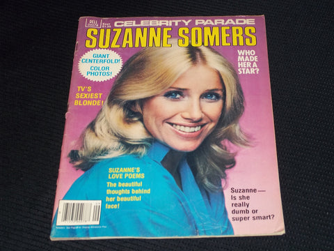 1978 SEPTEMBER CELEBRITY PARADE SUZANNE SOMERS MAGAZINE - NICE COVER - E 15306