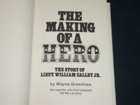 1971 THE MAKING OF A HERO BOOK INSCRIBED BY WAYNE GREENSHAW -1ST PRINTING- D 496