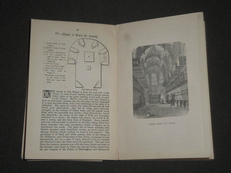 1873 WESTMINSTER ABBEY HISTORICAL GUIDE BOOKS MAGAZINE LOT OF 2 - J 2495