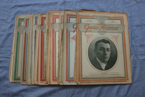 1916-1918 LA GUERRE AERIENNE ILLUSTRE MAGAZINE - FRENCH - LOT OF 20 - O 3857