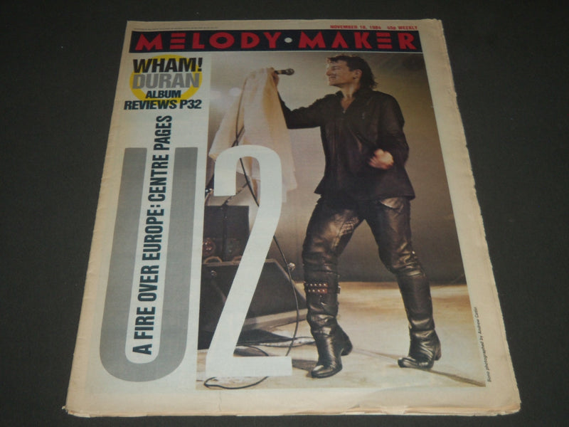 1984 NOVEMBER 10 MELODY MAKER MAGAZINE - U-2 COVER - J 2216