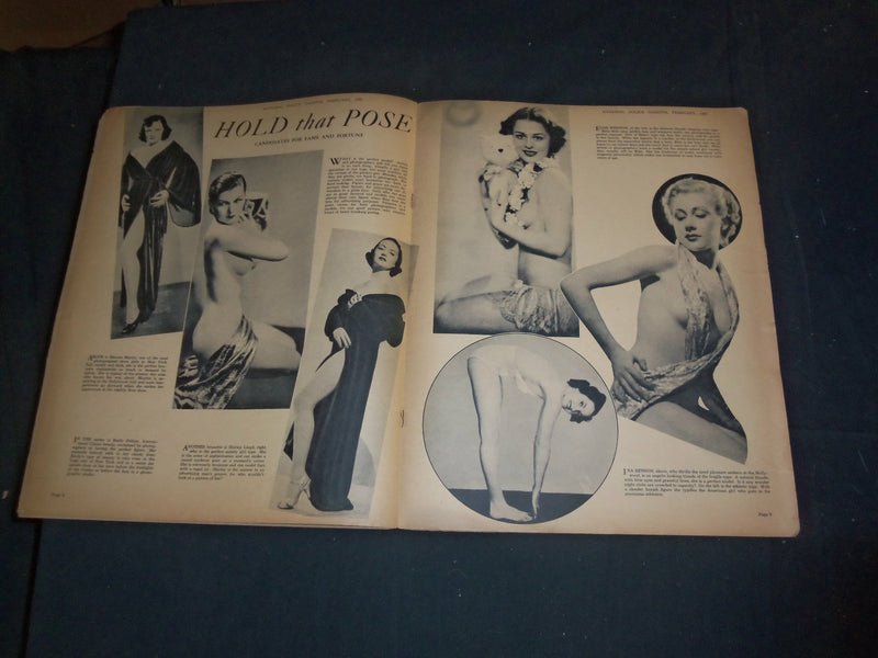 1938 FEBRUARY THE NATIONAL POLICE GAZETTE MAGAZINE - EVELYN THAWL - B 5876