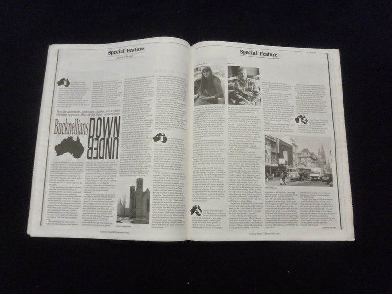 1990-1992 BUCKNELL WORLD NEWSPAPER - LOT OF 3 - NP 6217