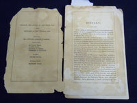 1864 FIRST CHURCH ARTICLES OF FAITH COVENANT & STANDING RULES -WORCESTER- J 8815