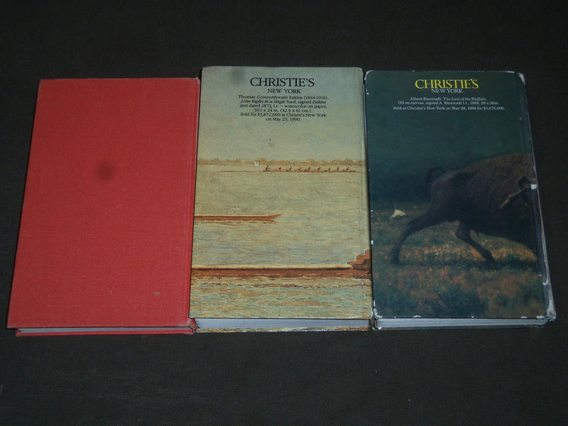 1970-1990 AUCTION PRICES OF AMERICAN ARTISTS BOOKS LOT OF 3 - KD 1983D