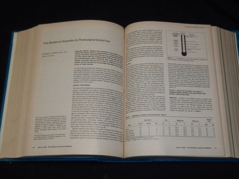 1983-1986 AMERICAN JOURNAL OF MEDICINE & SUPPLEMENTS VOLUMES LOT OF 7 - KD 1B