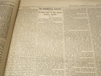 1877 JAN 24 WEEKLY COMMERCIAL ADVERTISER - COUNTING THE VOTE ELECTION - NP 8963