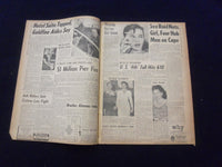 1958 JULY 7 BOSTON DAILY RECORD NEWSPAPER- GOLDFINE SUITE IS WIRETAPPED -NP 6349
