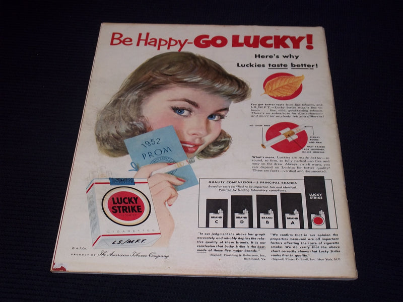 1952 MARCH 25 LOOK MAGAZINE - THE TURBULENT ERA FRONT COVER - E 20426