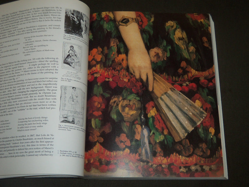 1983 MANET 1832-1883 SOFTCOVER BOOK - NICE COLOR PRINTS - KD 1350N
