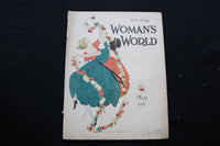 1921 MAY WOMAN'S WORLD MAGAZINE - DANCING WOMEN COVER - E 10110
