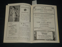 1930 THE LAST MILE - SAM H. HARRIS THEATRE PROGRAM - CALLEIA - J 5692