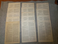 1948-1955 THE VOLUNTEER CHOIR MONTHLY MAGAZINE - LOT OF 14 - J 6283
