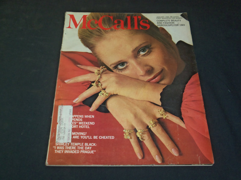 1969 JANUARY MCCALL'S MAGAZINE - COMPLETE BEAUTY AND FASHION HOROSCOPE - SP 7984