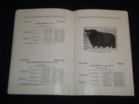 1952 CENTRAL ILLINOIS ANNUAL SPRING BULL SALE CATALOG LOT OF 2 - J 9092