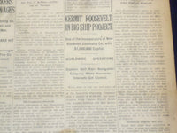 1920 NOVEMBER 14 NEW YORK TIMES - KERMIT ROOSEVELT IN SHIP PROJECT - NT 8454