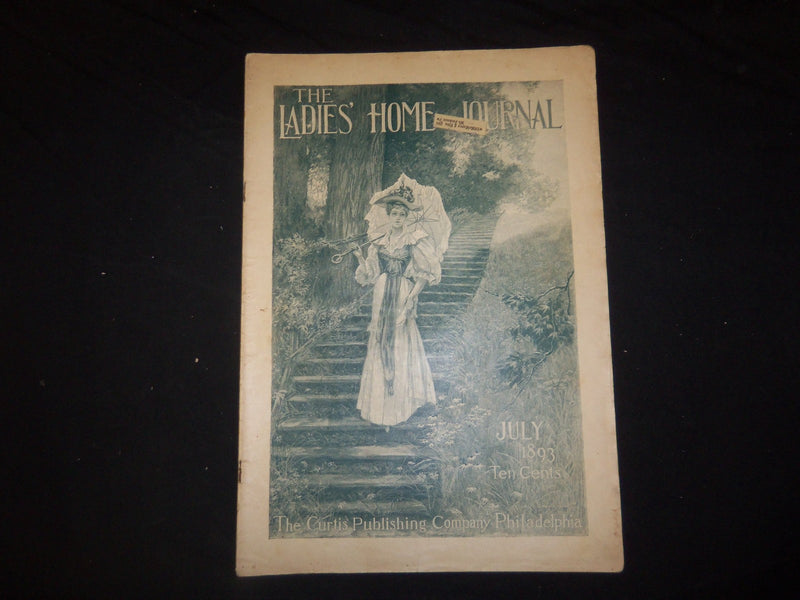 1893 JULY LADIES' HOME JOURNAL MAGAZINE - GREAT ILLUSTRATIONS & ADS - ST 2371