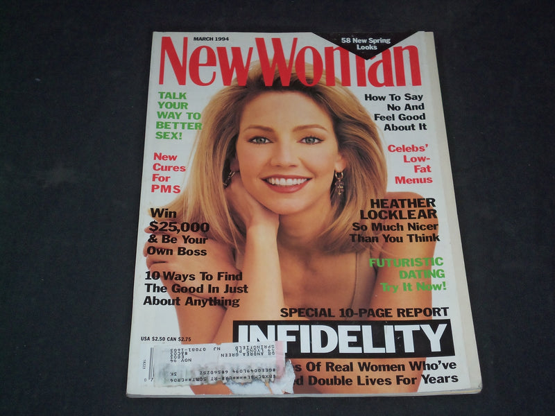 1994 MARCH NEW WOMAN MAGAZINE - HEATHER LOCKLEAR - B 228