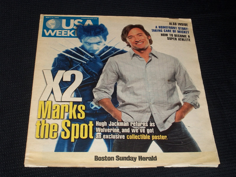 2003 MAY 2 BOSTON SUNDAY HERALD USA MAGAZINE - HUGH JACKMAN - E 5301