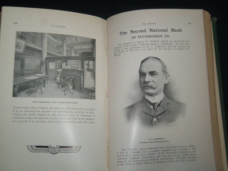 1905-1906 THE BANKER MAGAZINE OF PENNSYLVANIA BI-MONTHLY BOUND VOLUME - KD 5552