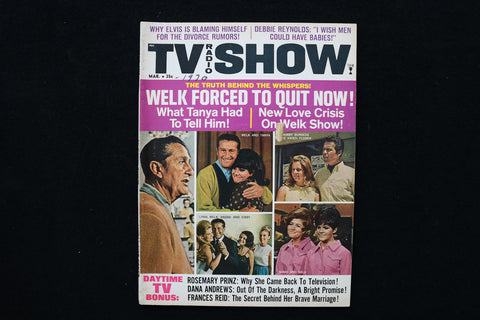 1970 MARCH TV RADIO SHOW MAGAZINE - LAWRENCE WELK COVER - E 24361
