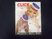 1941 JULY CLICK MAGAZINE - NICE COVER, PHOTOS & ARTICLES INSIDE - ST 4068