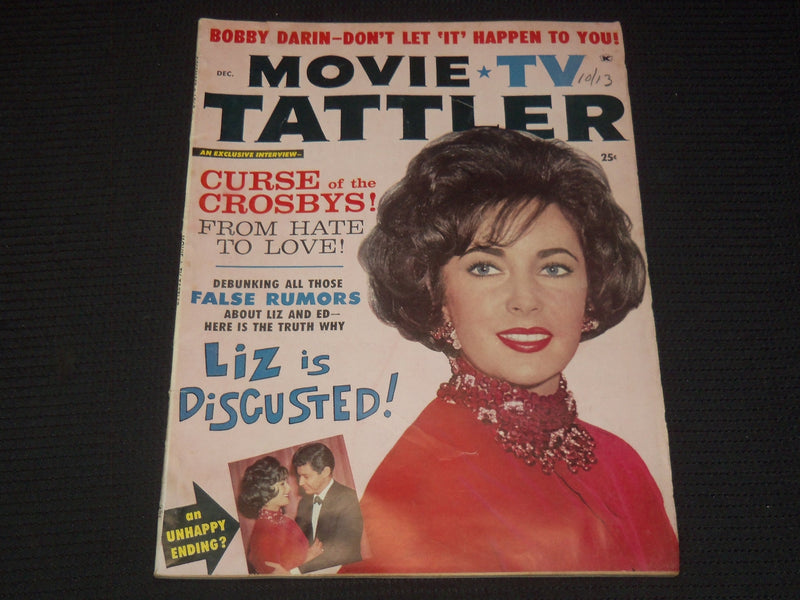 1960 DECEMBER MOVIE TV TATTLER MAGAZINE - LIZ TAYLOR COVER - E 14306