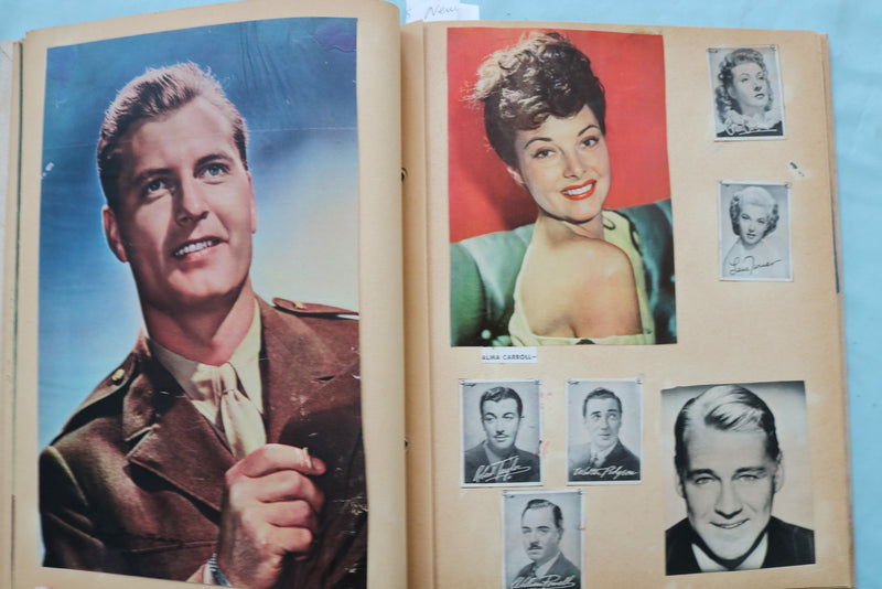 MOVIE STAR SCRAPBOOK - TYRONE POWER - SPENCER TRACY - E 26497