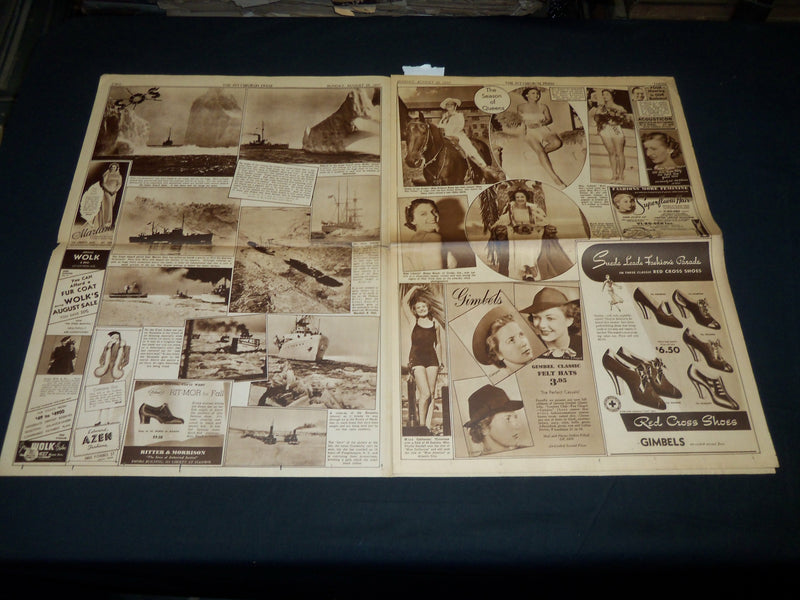 1937 AUG 29 THE PITTSBURGH PRESS SUNDAY ROTO SECTION - HAGERMAN PEAK - NP 4533