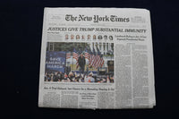 2024 JULY 2 NEW YORK TIMES - JUSTICES GIVE TRUMP SUBSTANTIAL IMMUNITY