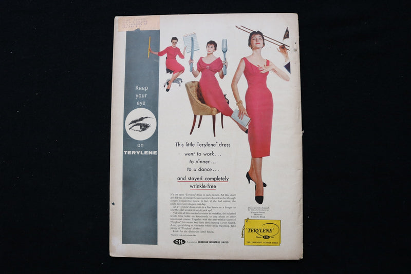 1956 OCTOBER CANADIAN HOME JOURNAL MAGAZINE - DEBORAH KERR COVER - E 25247