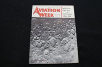 1957 OCT 28 AVIATION WEEK MAGAZINE - MISSILE TRACKER'S MOON COVER - SP 4175P