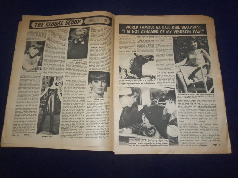 1966 JAN 4 NATIONAL EXAMINER NEWSPAPER -OLD WOMAN NABS GANG OF RAPISTS - NP 6908