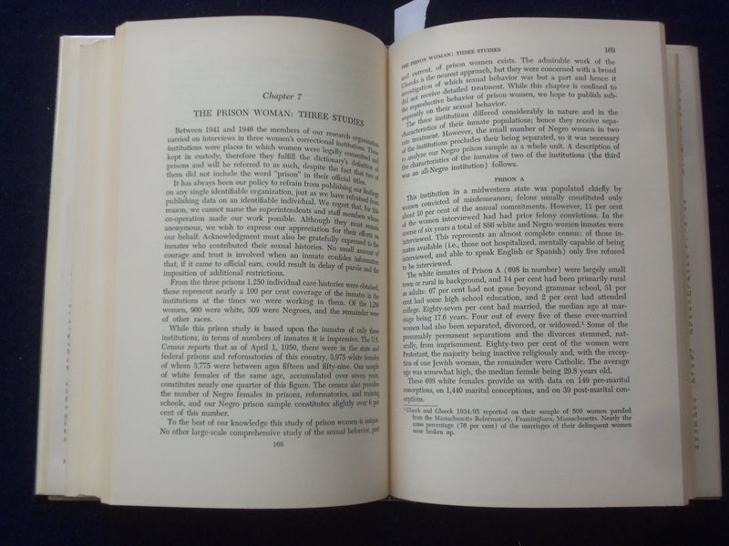 1958 PREGNANCY, BIRTH AND ABORTION HARDCOVER BOOK BY PAYL GEBHARD- KD 8610
