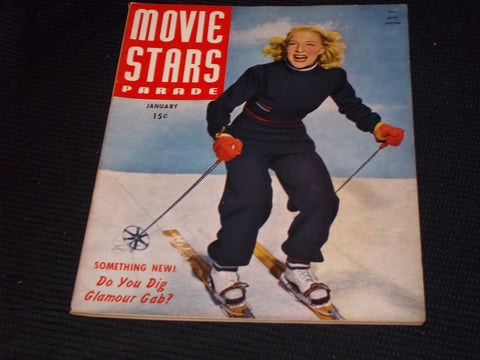 1946 JANUARY MOVIE STARS PARADE MAGAZINE - BETTY HUTTON FRONT COVER - E 16425