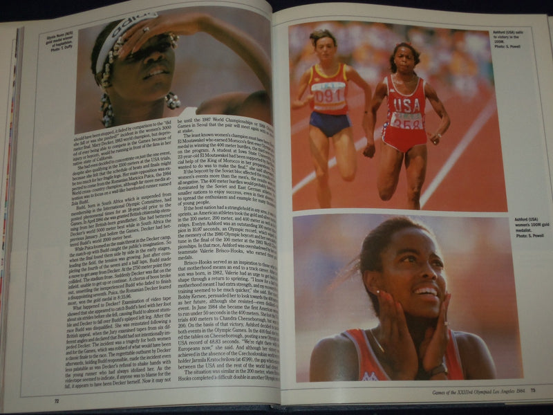 1984 GAMES OF THE 23RD OLYMPIAD LOS ANGELES COMMEMORATIVE BOOK - KD 2795