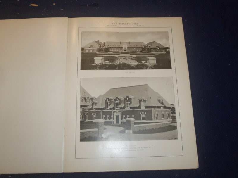 1906 SEPTEMBER THE BRICKBUILDER MAGAZINE - AN ARCHITECTURAL MONTHLY - ST 258S